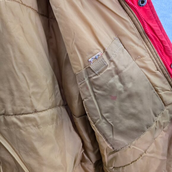 VINTAGE San Francisco 49ers Men Jacket Large Red Competitor Logo READ - Picture 12 of 16